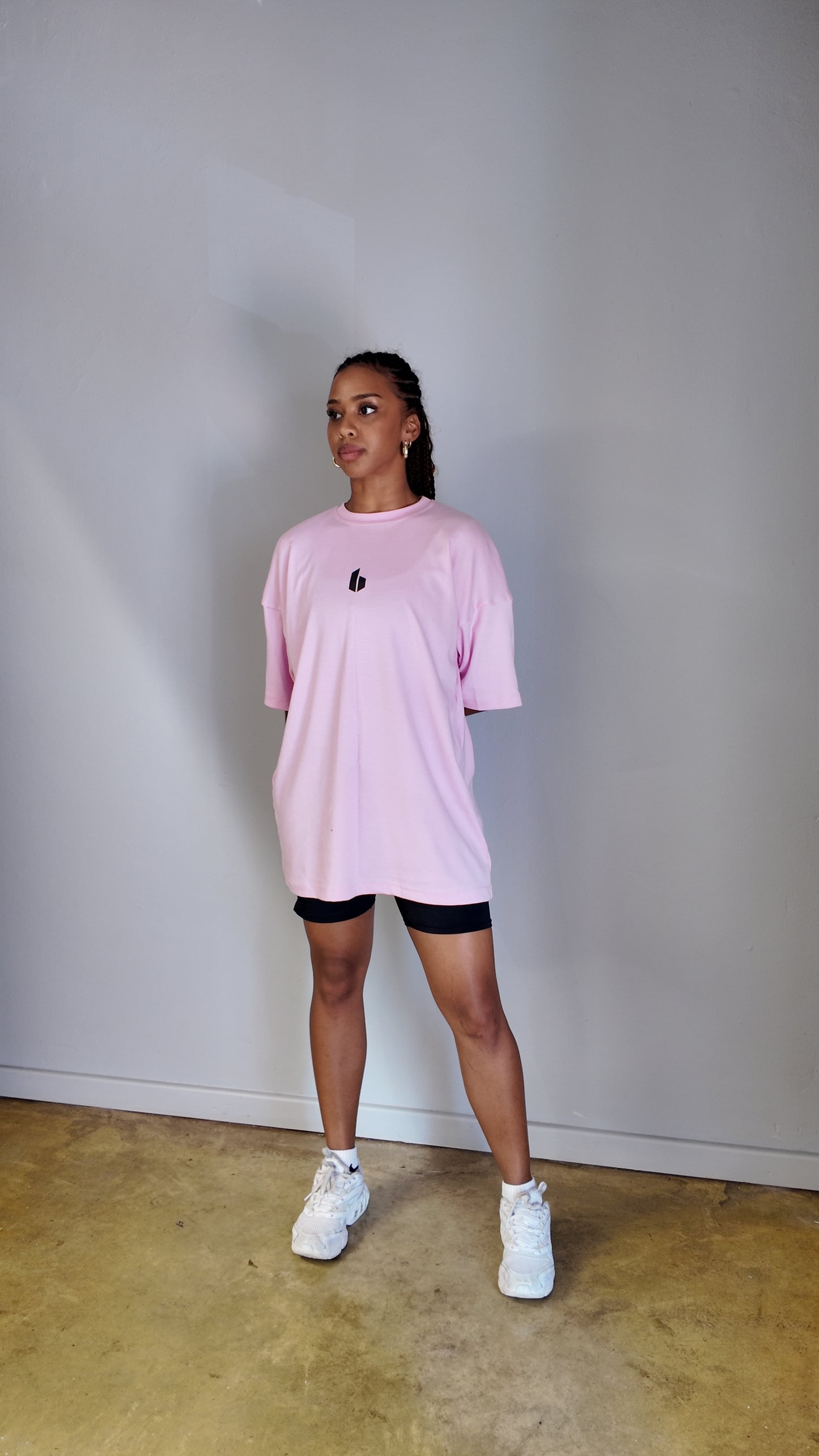 Oversized Tee (Unisex) | Soft Pink