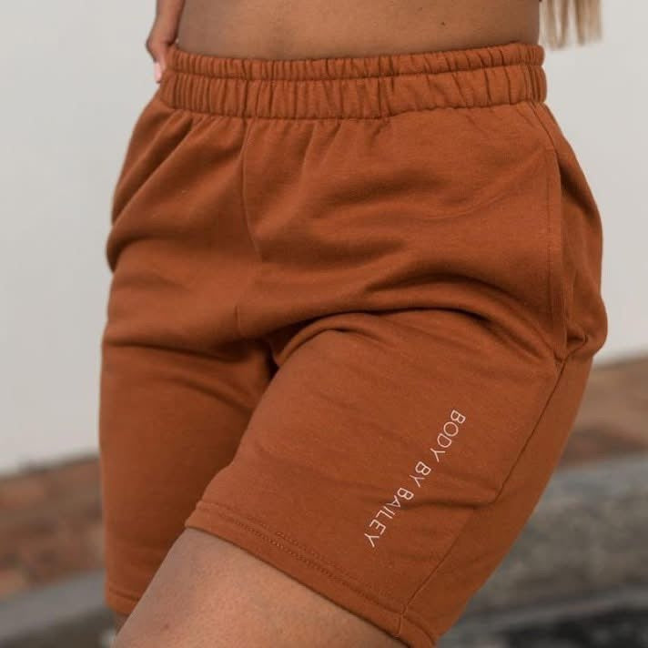 OG BBB sweat shorts | RUST