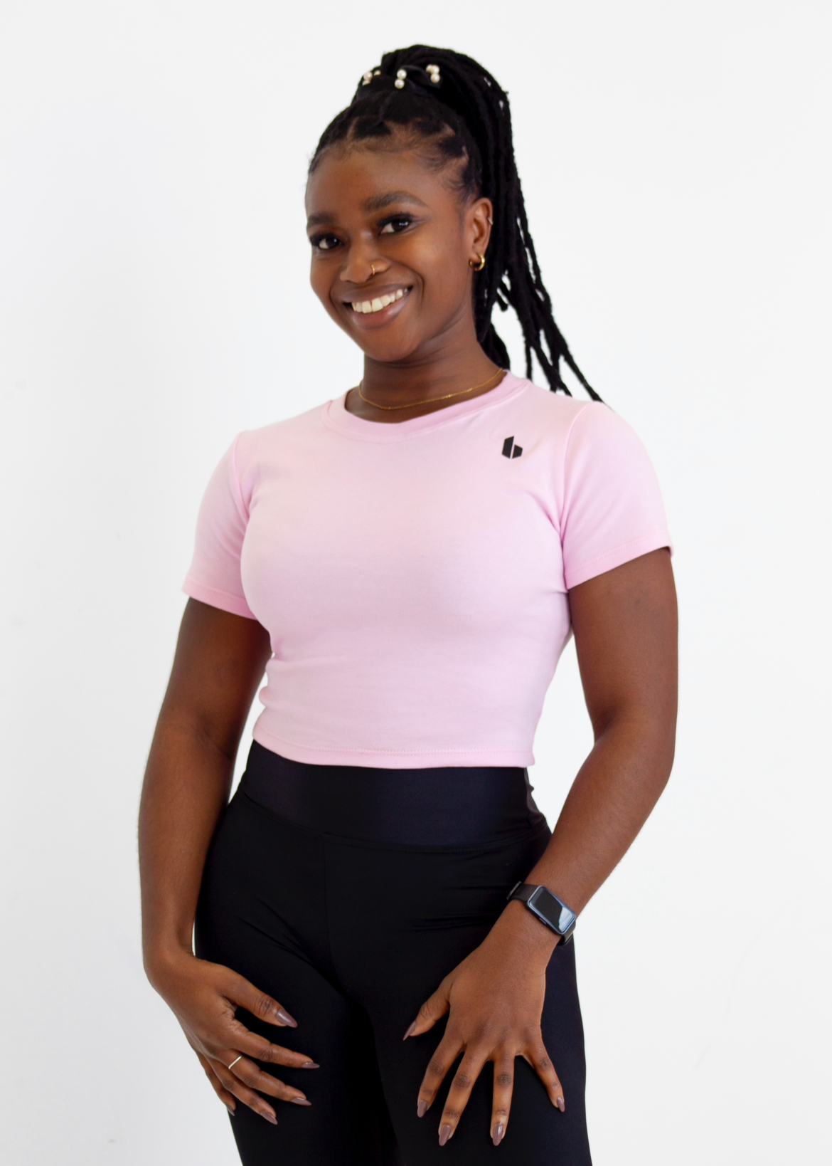 Forma Crop Top | Baby Pink