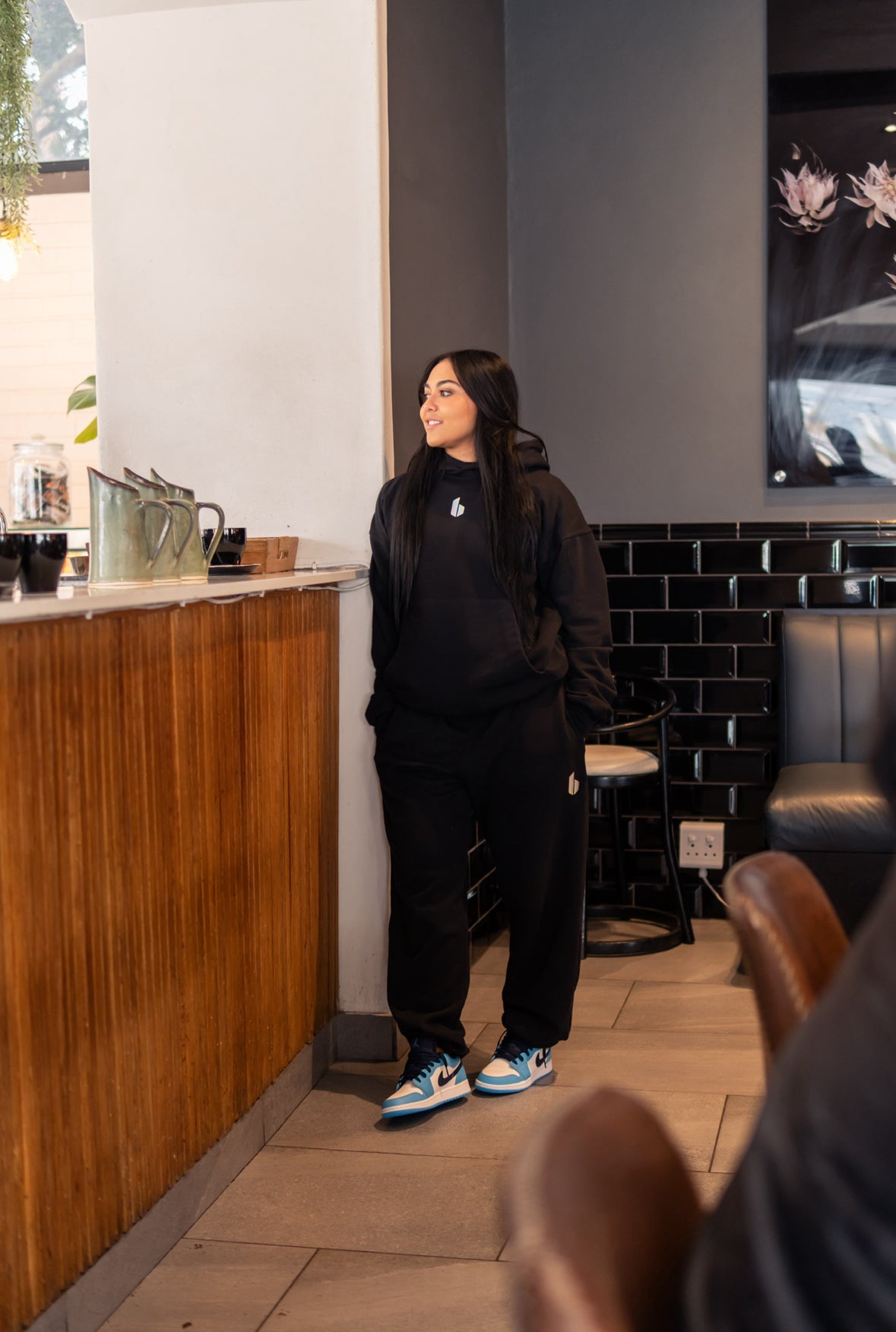 BBB Oversized Tracksuit | Black (Holographic)