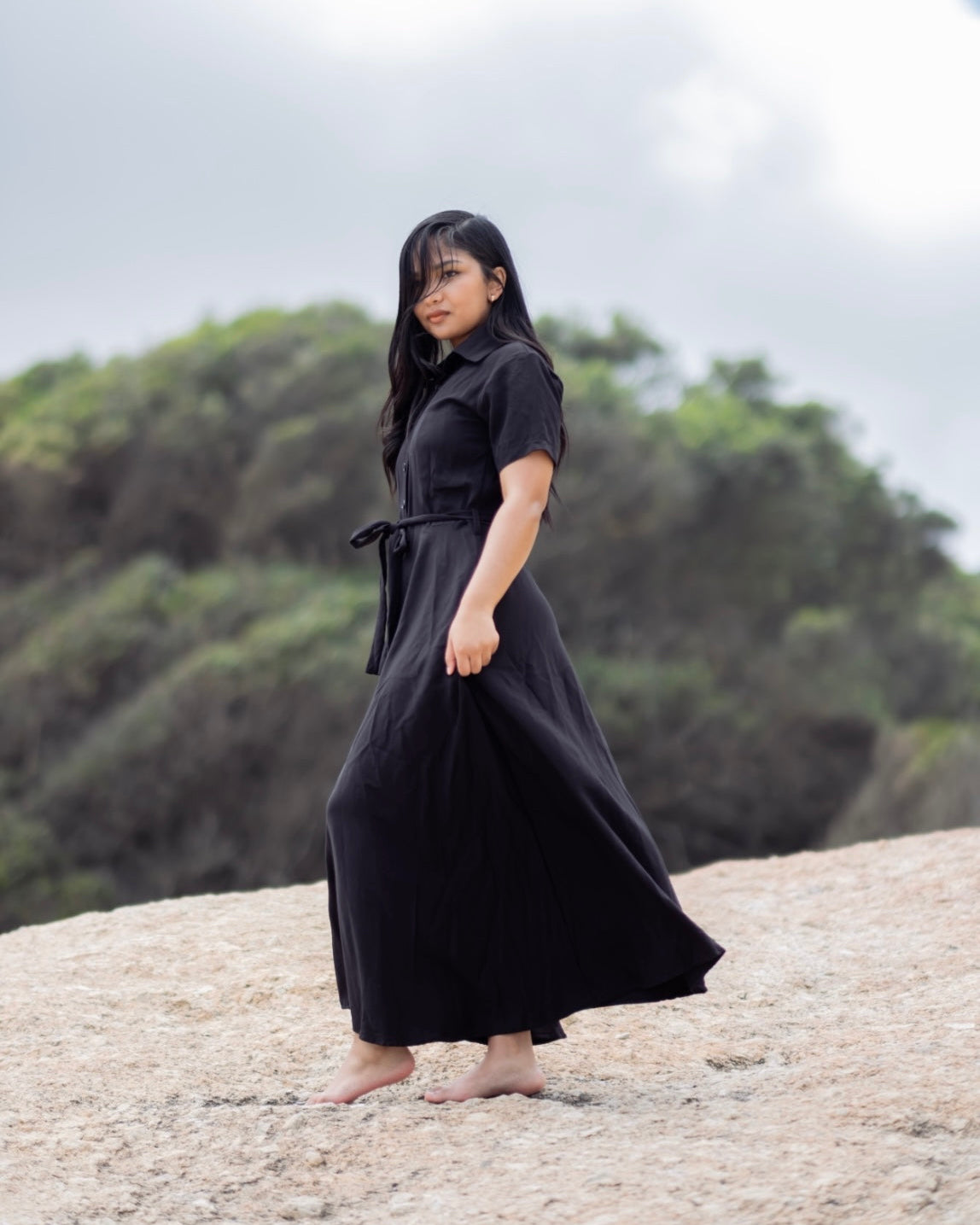 Mila Button Down Dress