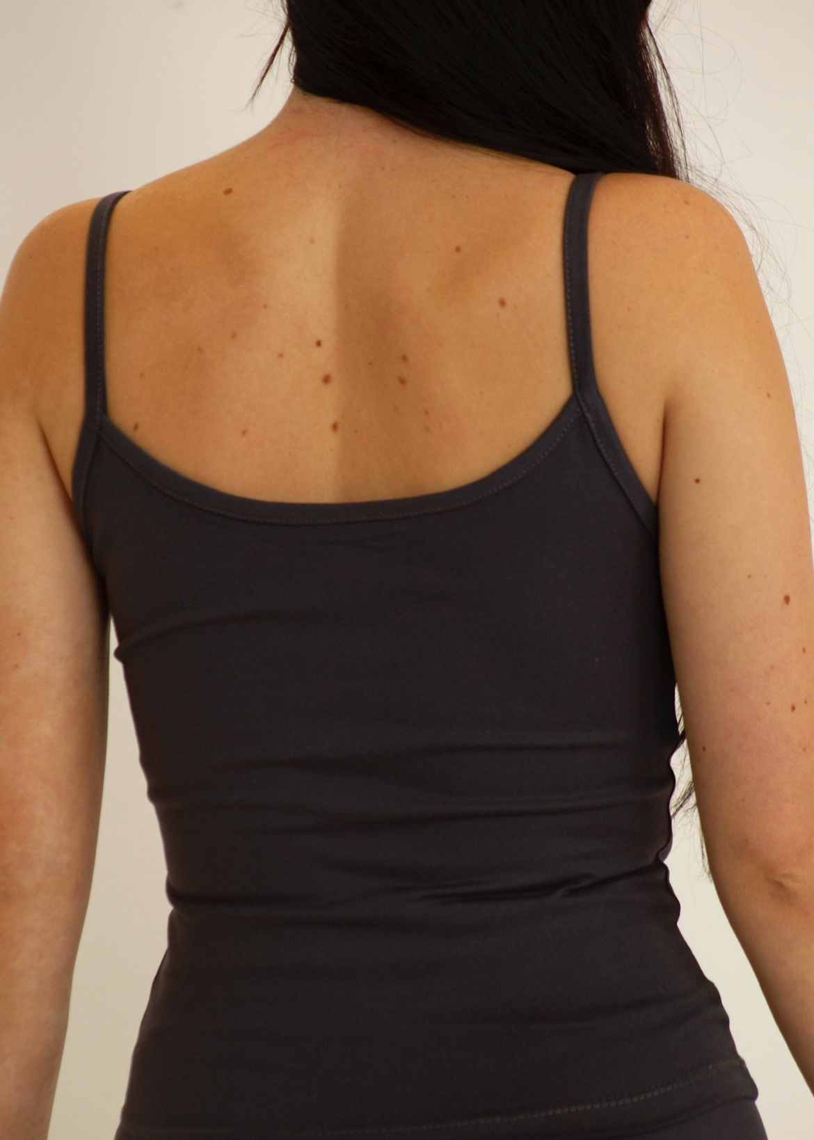 Forma Strappy Tank | Charcoal Plum