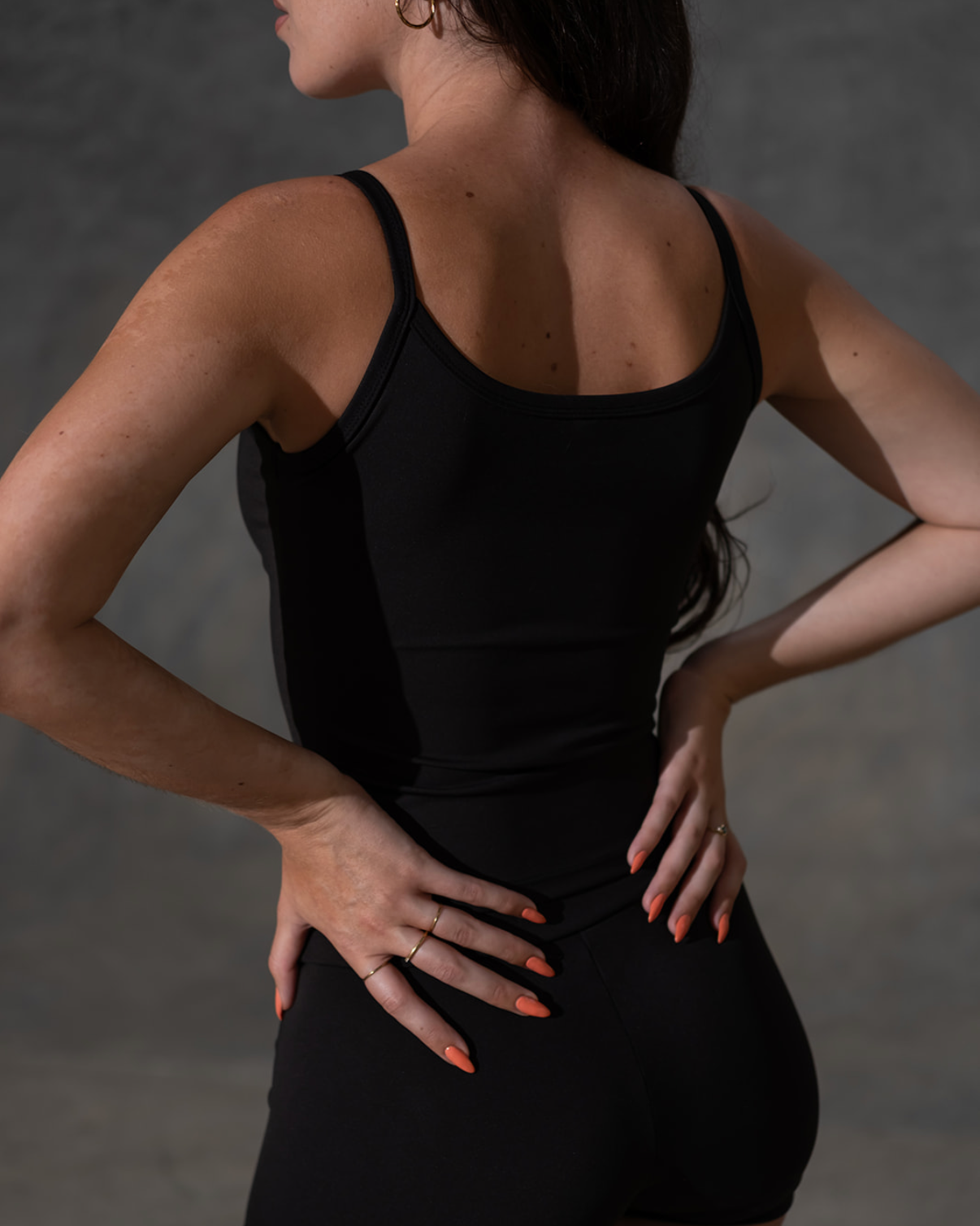 Forma Scooped Tank | BLACK