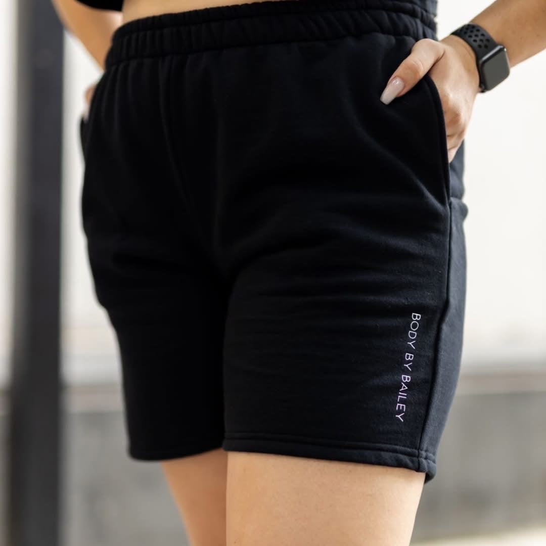 OG BBB sweat shorts | BLACK