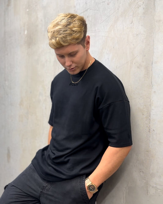 Men's Oversized Tee | Black