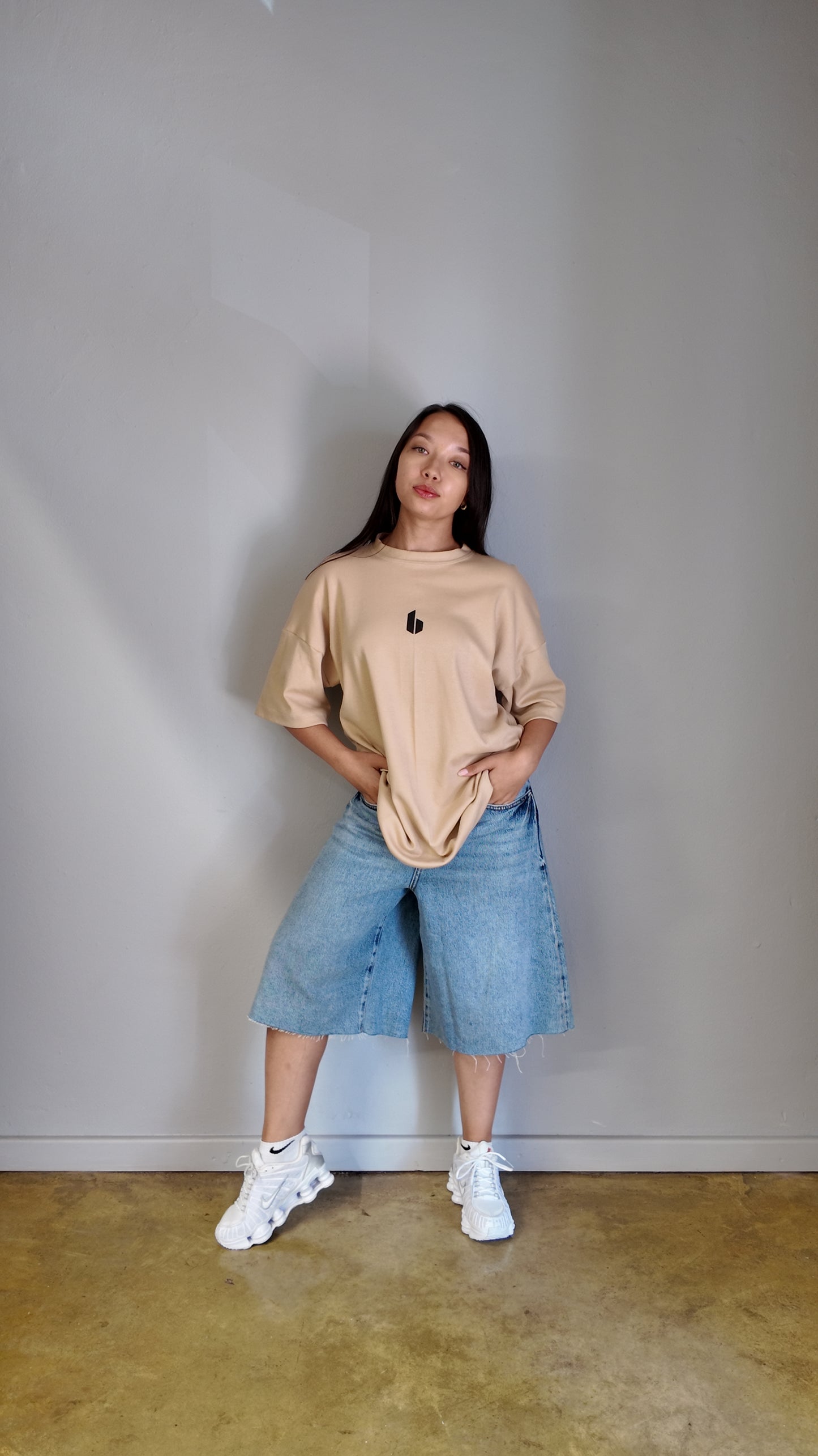 Oversized Tee (Unisex) | Nude