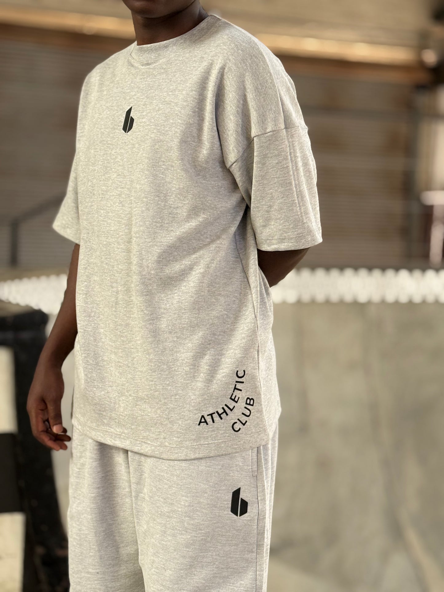 Special Edition Oversized Tee (Unisex) | Melange Grey