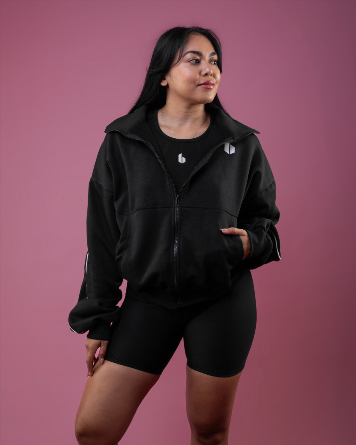 CORE Zipper Jacket | BLACK