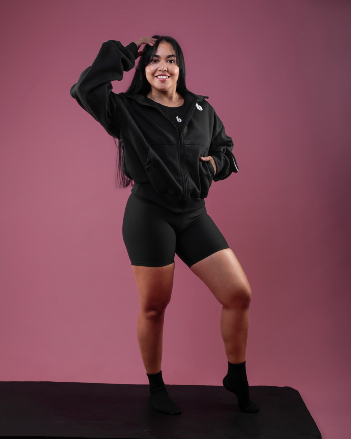 CORE Zipper Jacket | BLACK