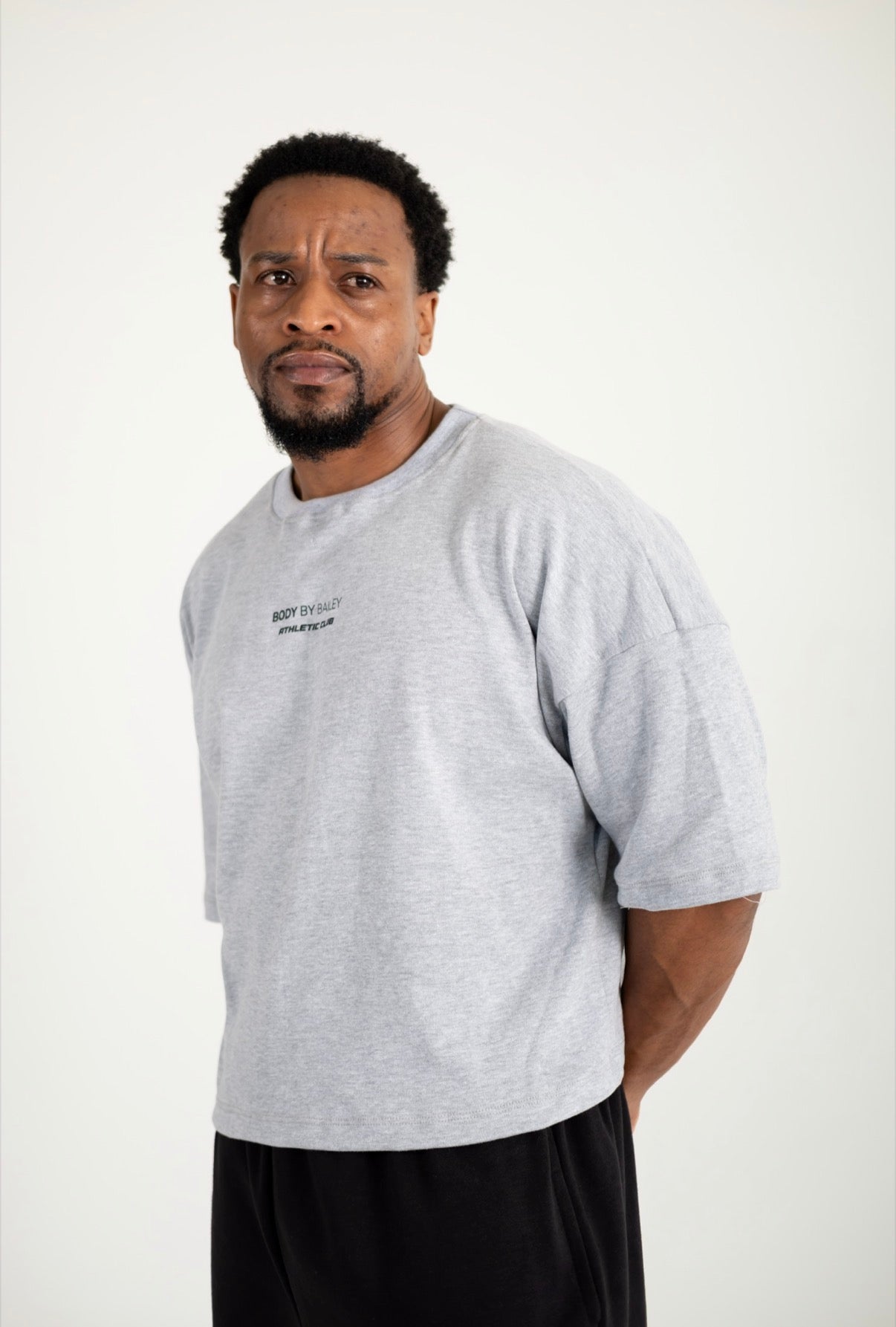 Unisex Mid-Length Oversized Tee | GREY