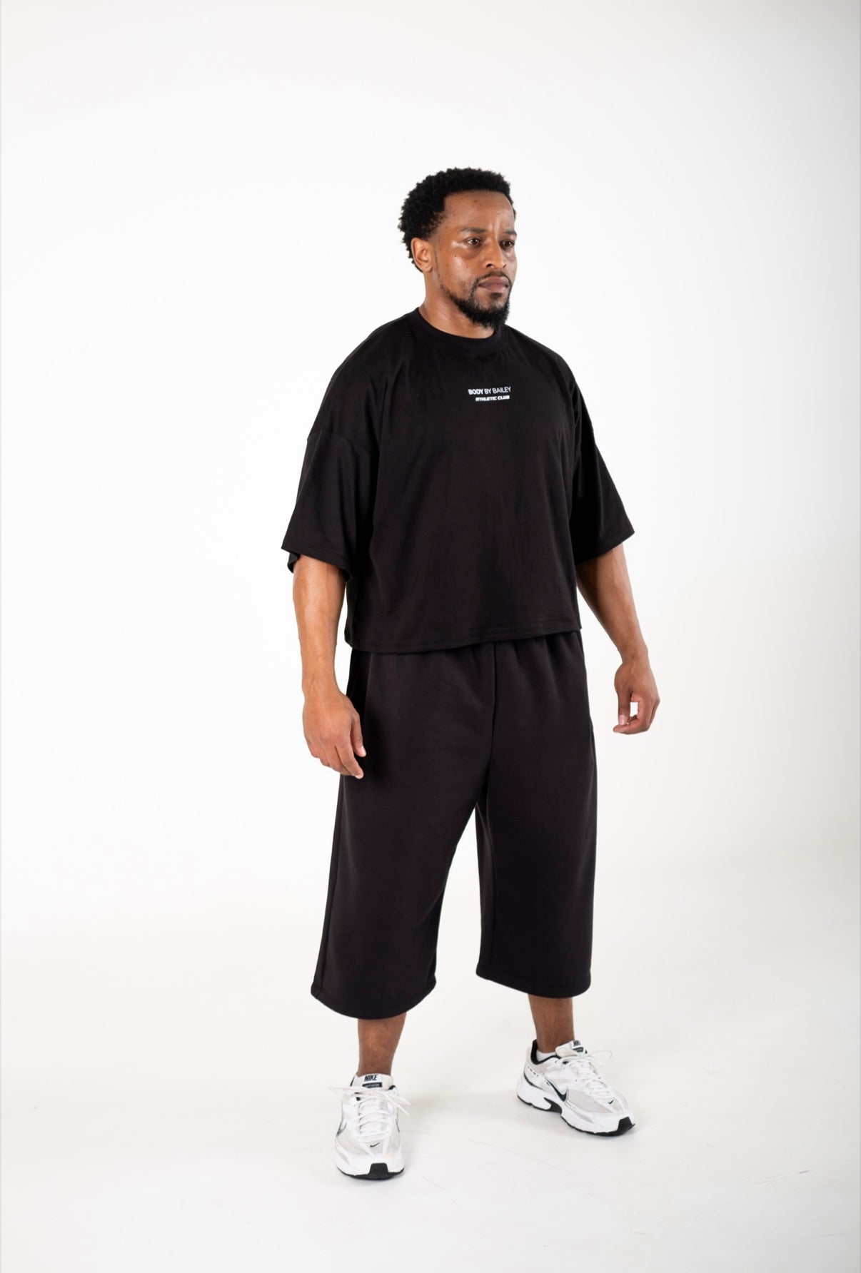 Men’s 3/4 Sweats | BLACK