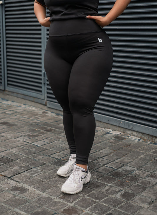 Ultra Leggings  | Black (White)