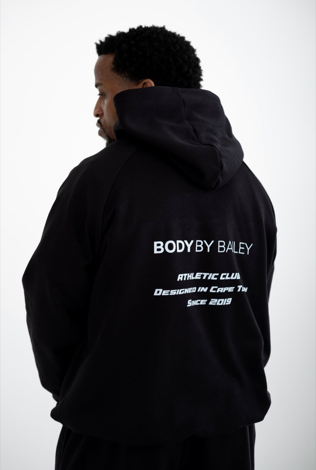 Unisex Signature Raglan Hoodie | BLACK