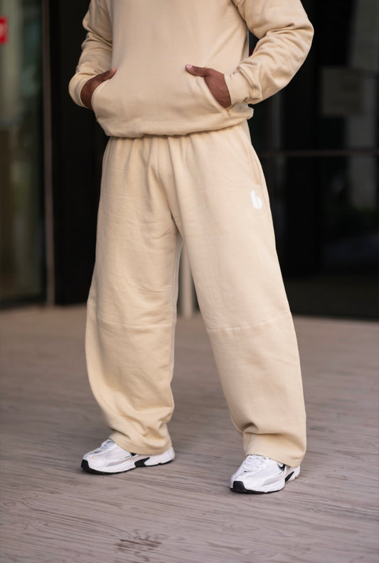 The BBB Barrel Sweats | BEIGE