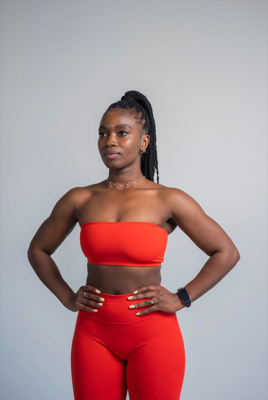 4MA CORE Bandeau | Coral Red