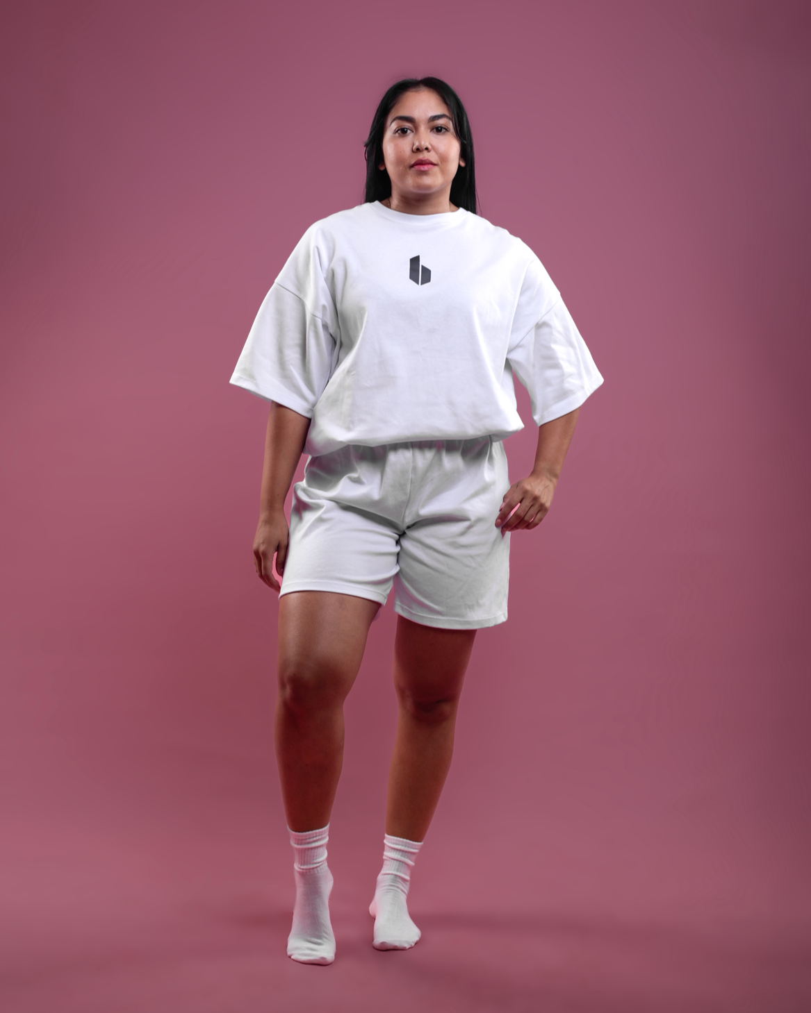 Soft Rib Pajama Shorts | Snow