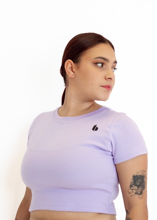 Forma Crop Top | Lilac