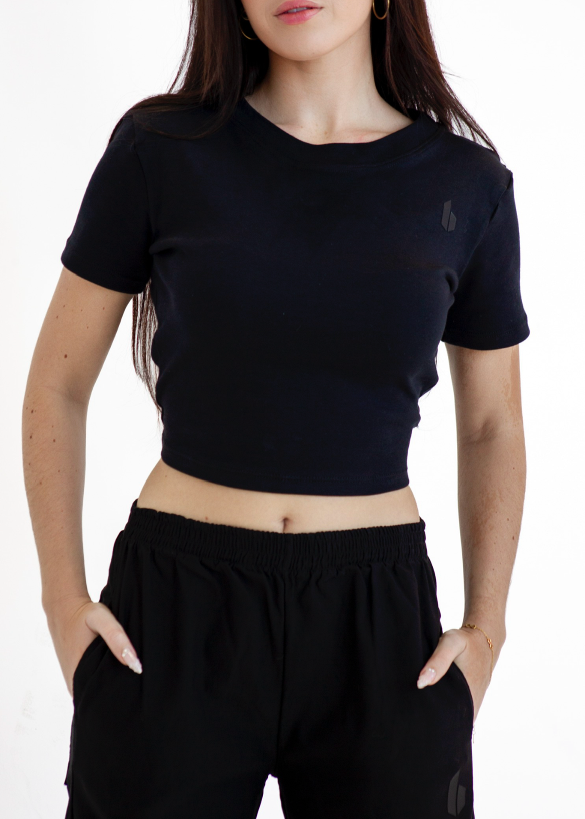 Forma Crop Top | Black