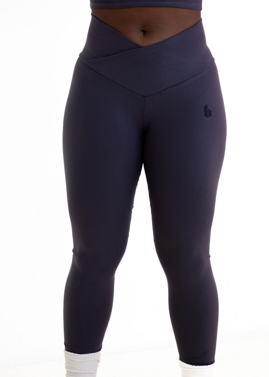 Forma Pilates V-Leggings | Charcoal Plum