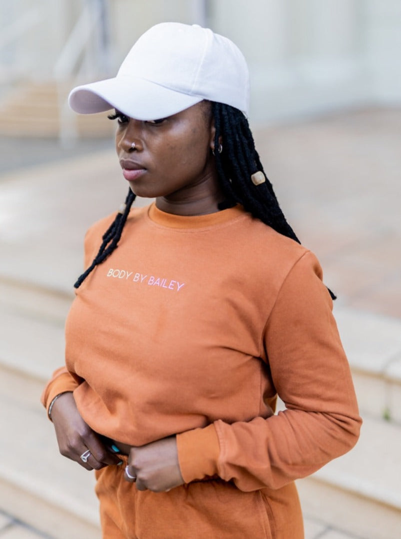 BBB Crop Crew Neck | Rust