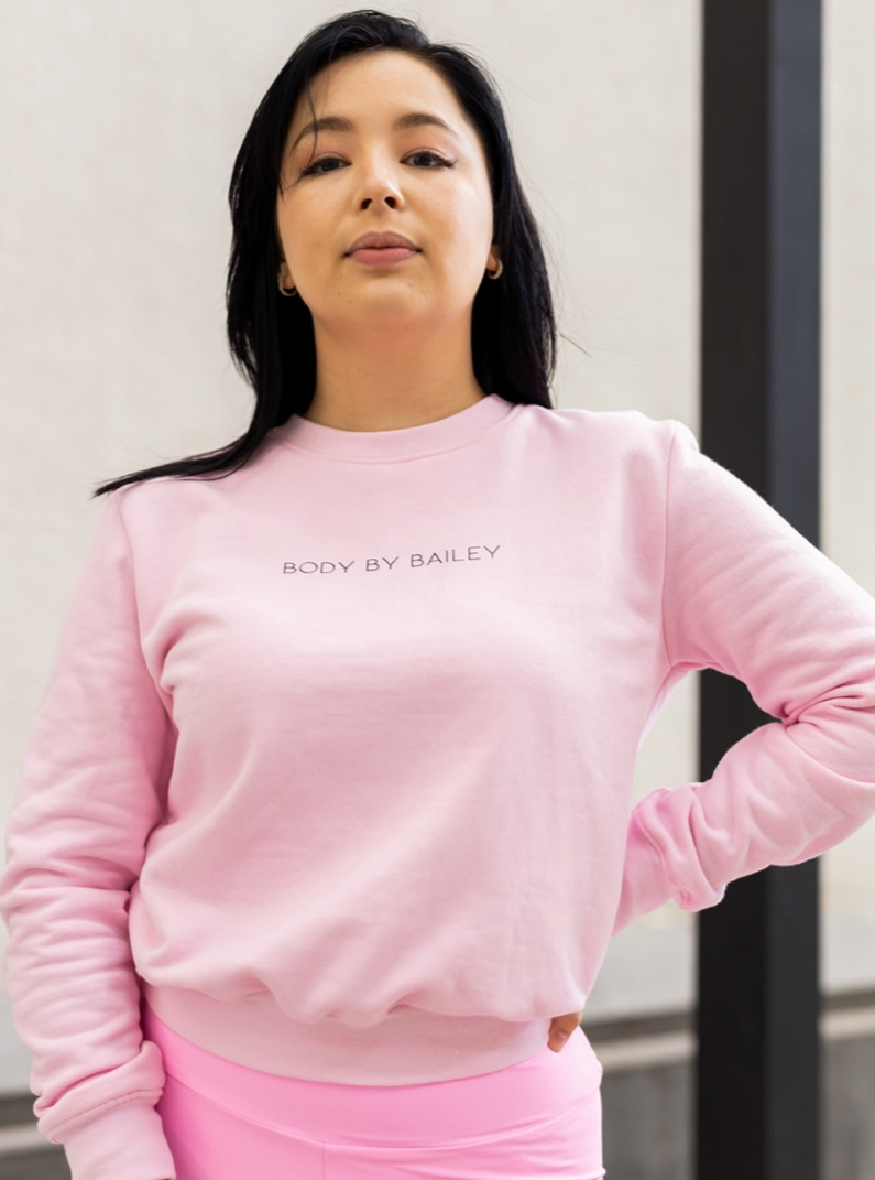 BBB Essential Crew Neck | Baby pink